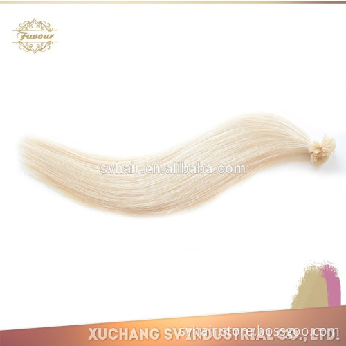 Grade 8A 2015 Colorful New Beauty Style! Double Drawn Keratin Fusion 1g/pcs nail/u tip indian remy human hair extension